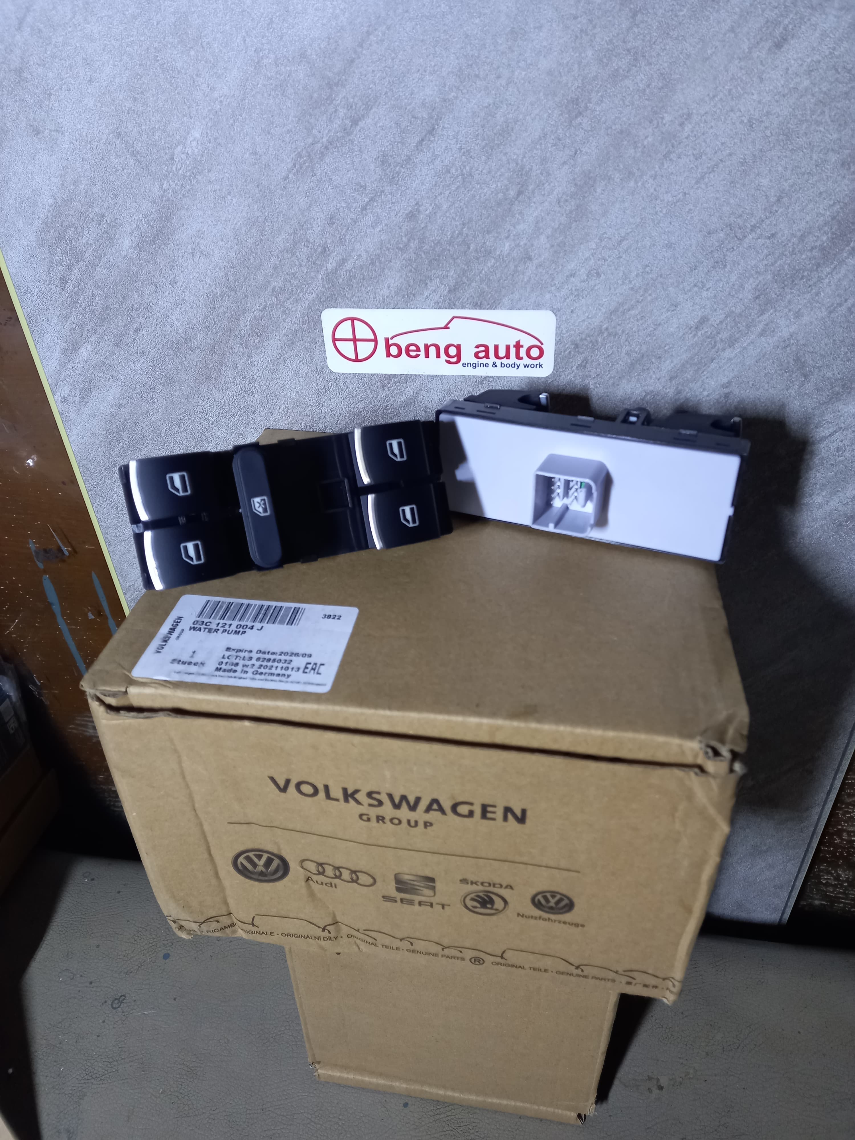 Power Window Switch Chrome